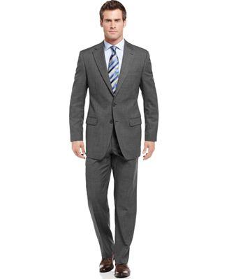 Ralph Lauren Grey Sharkskin Suit